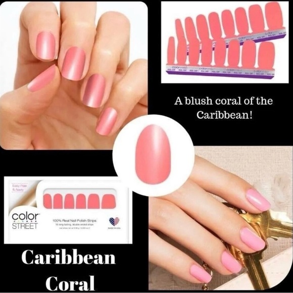Color Street Other - 126. Color Street Nail Polish Strips - Caribbean Coral